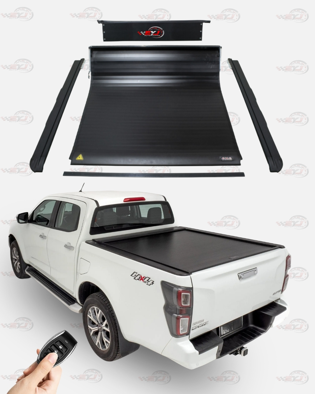 TAPA DE CAMA ELECTRICA ISUZU DMAX 2013 PLUS