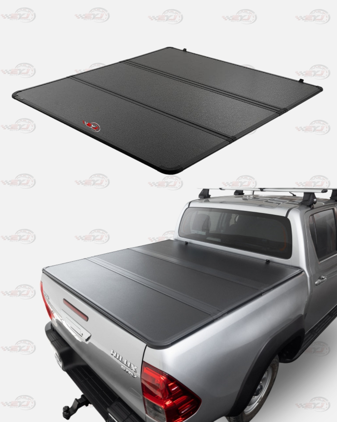 TAPA DE CAMA TRI-FOLD TOYOTA HILUX 16+