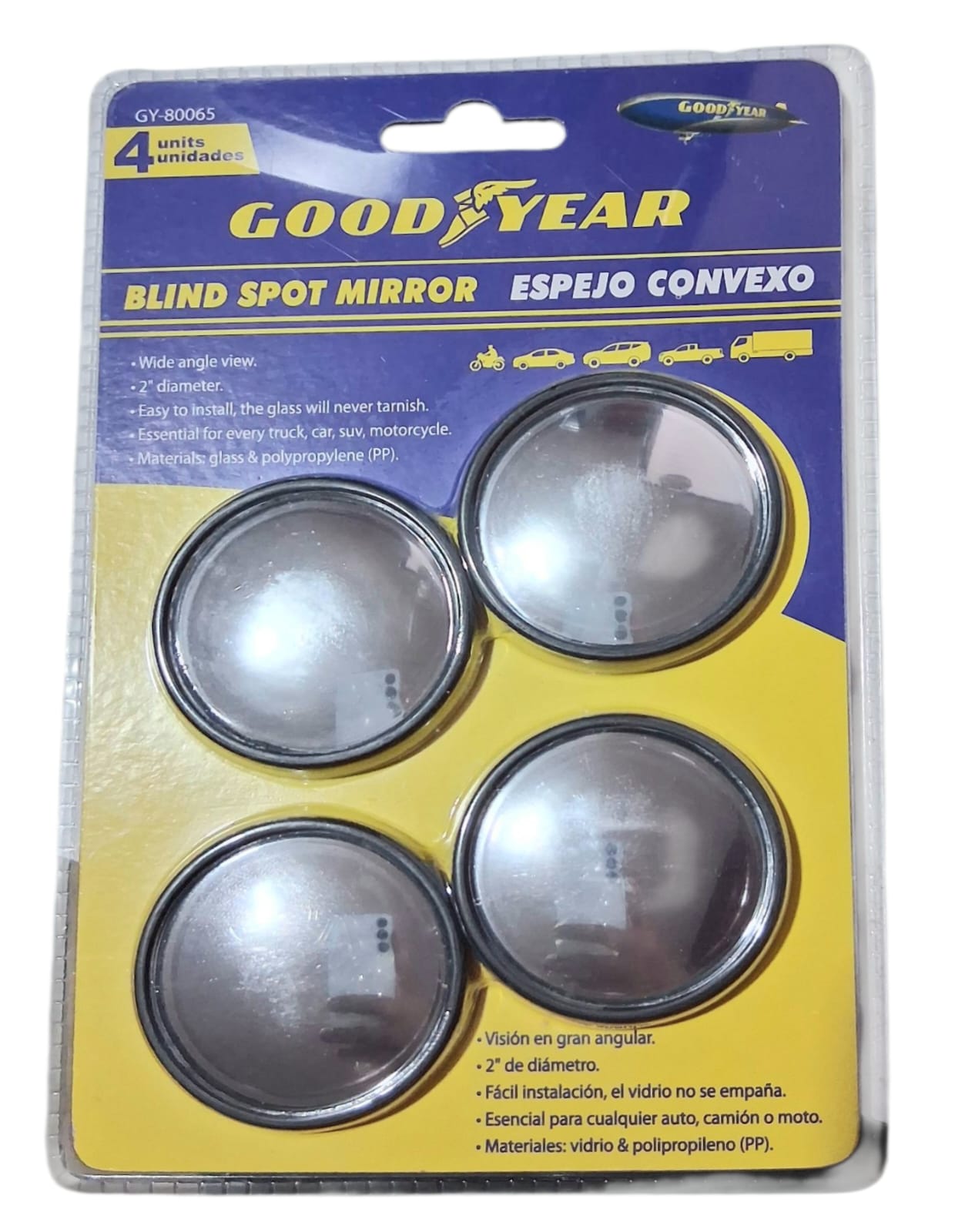 ESPEJO OJO DE BUEY PARA RETROVISOR GOODYEAR
