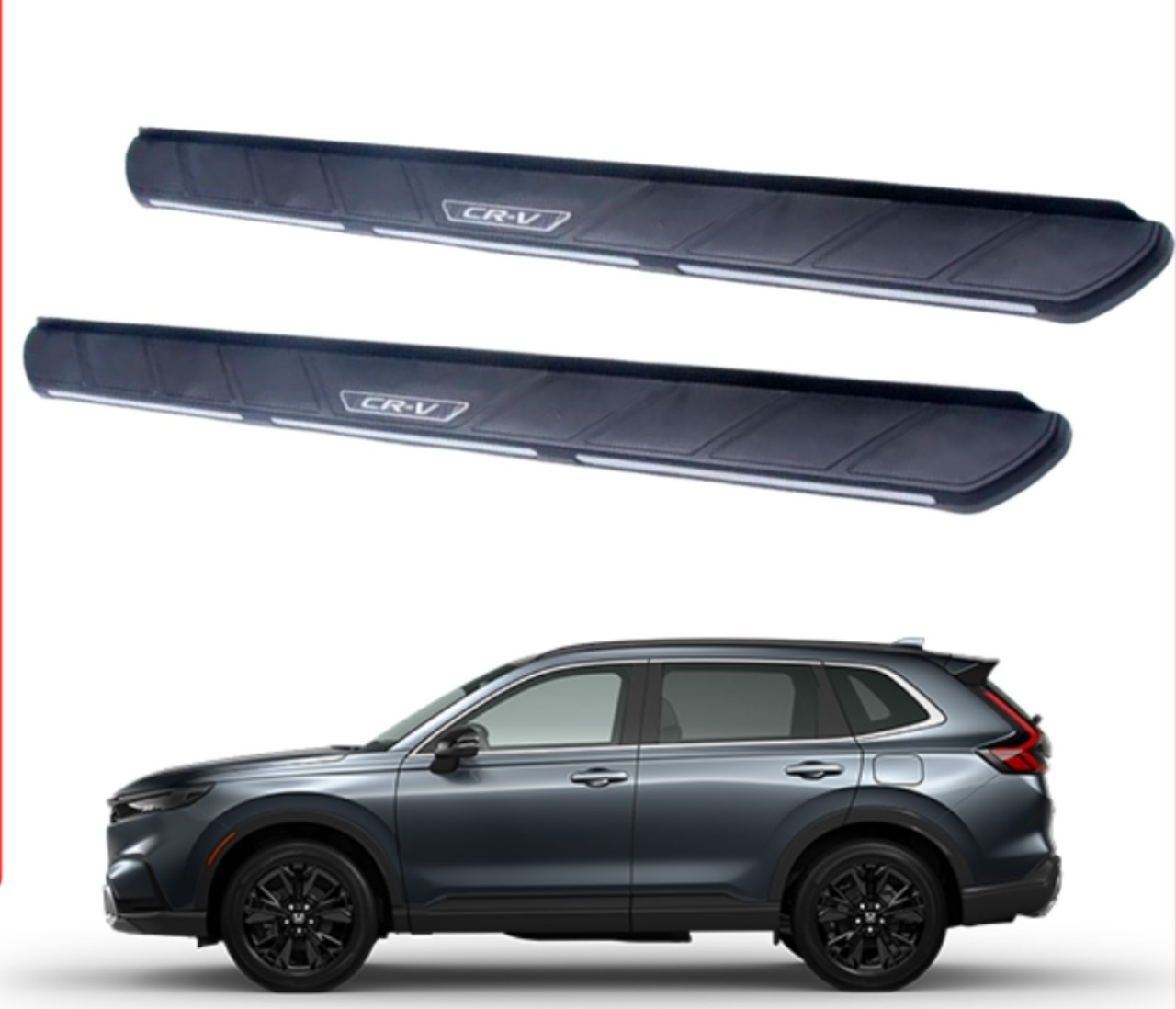 ESTRIBO HONDA CRV 23 PLUS  BORDE NIQUELADO