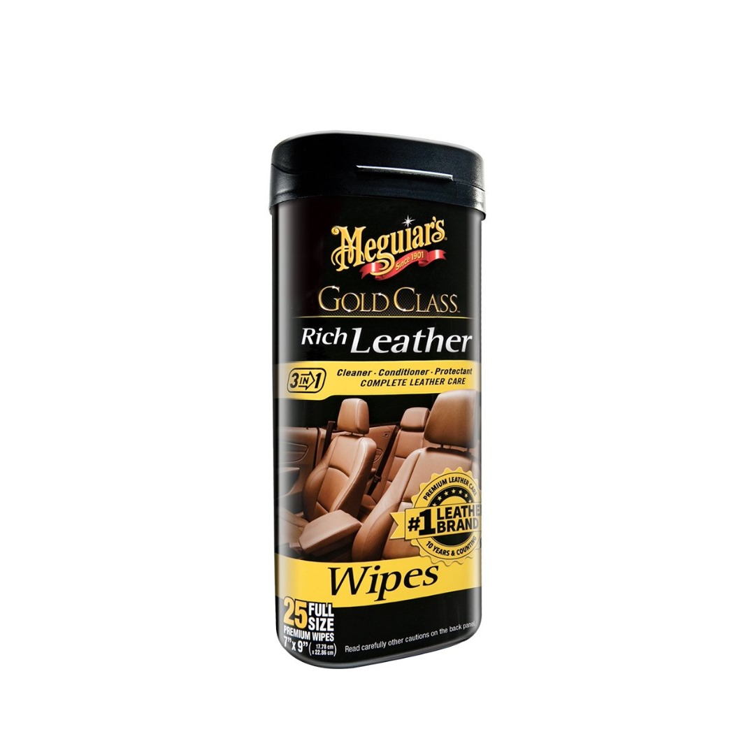 GOLD CLASS WIPES RICH LEATHER WIPES