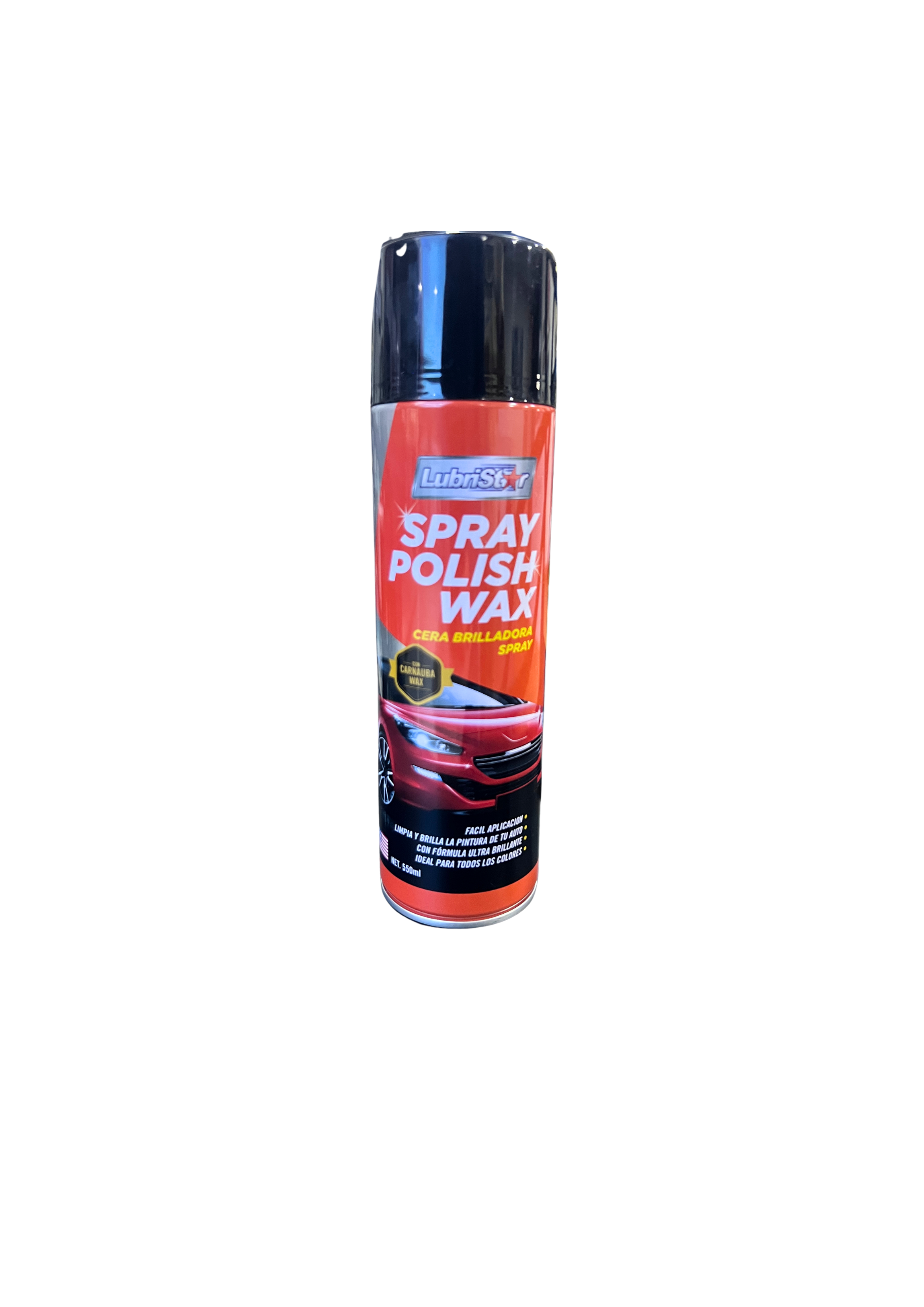 LUBRISTAR SPRAY POLISH WAX 550 ML