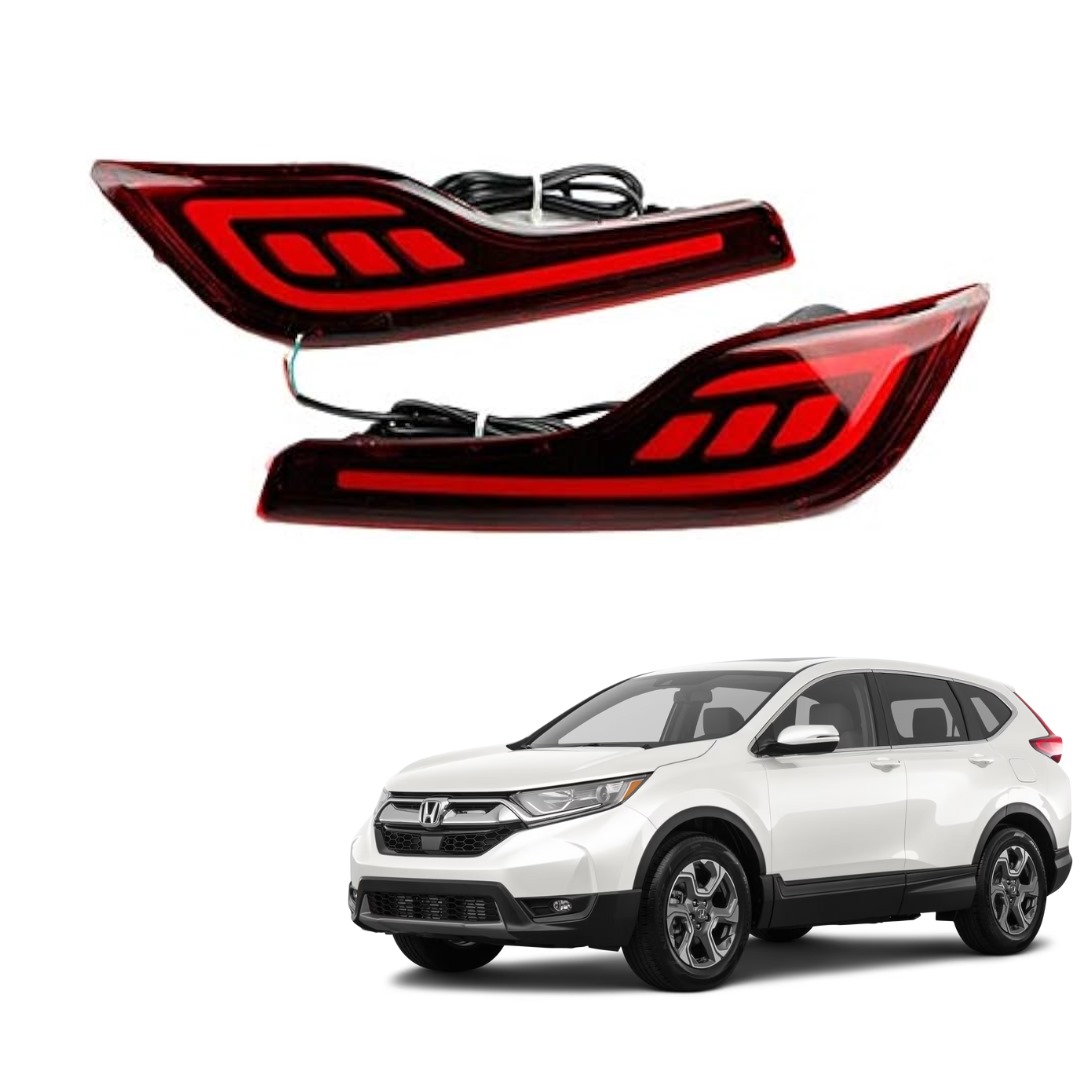 MICA DE BUMPER TRASERO HONDA CRV 17-19 LED